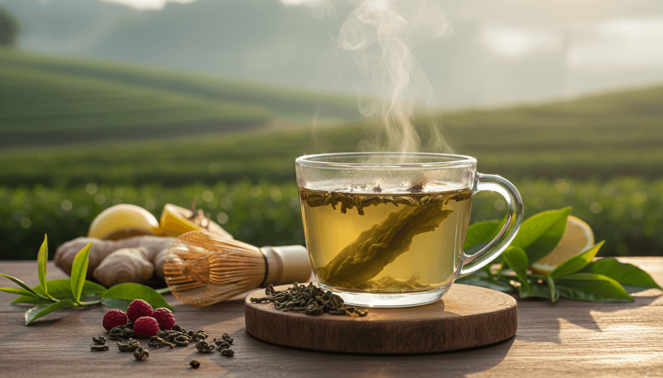 Lợi ích sức khỏe của uống trà xanh